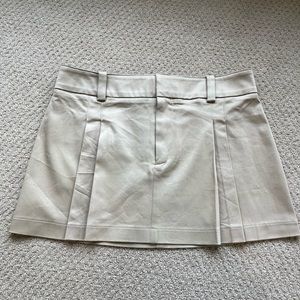 Sunday Best Beige Pleated Skirt Size 6.